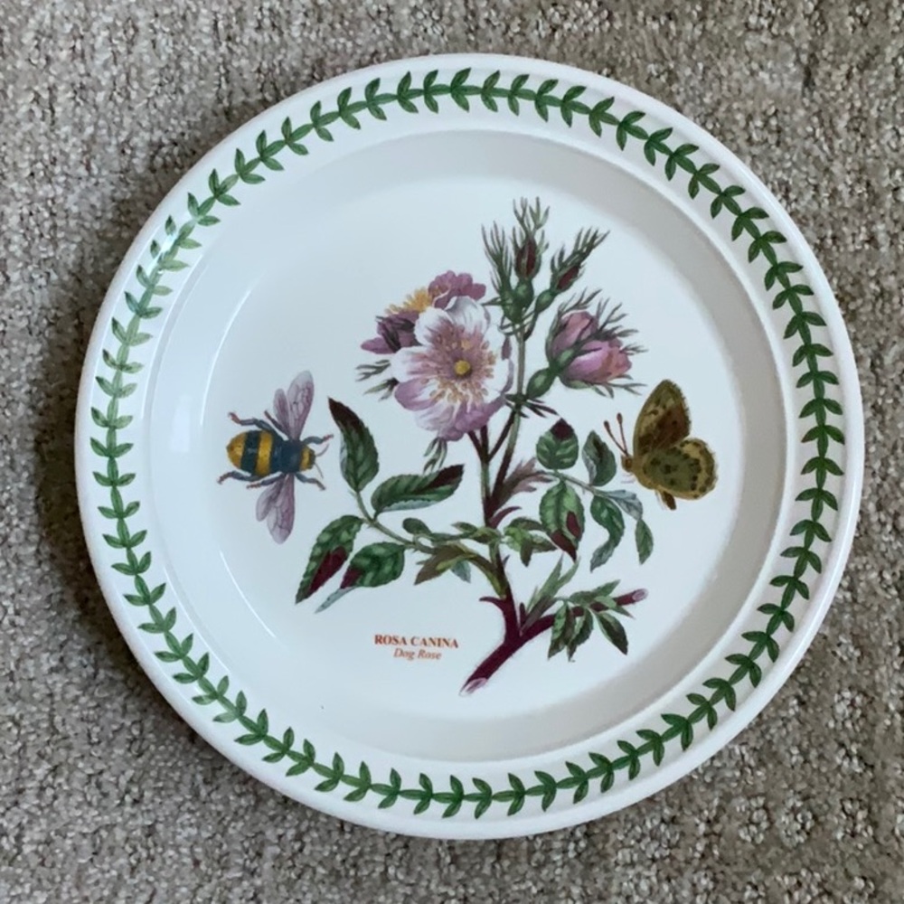 Portmerion Botanical Garden/Rosa Canina/Dog Rose Plate